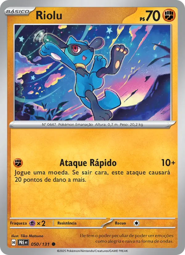 Riolu — Evoluções Prismáticas 050