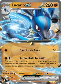 Lucario ex — Evoluções Prismáticas 051