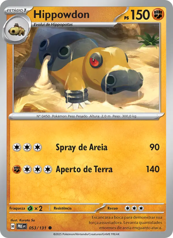 Hippowdon — Evoluções Prismáticas 053