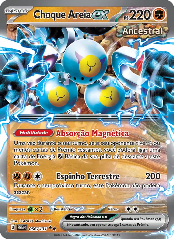 Choque Areia ex — Evoluções Prismáticas 056