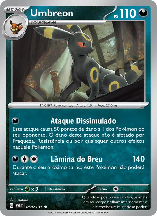 Umbreon — Evoluções Prismáticas 059