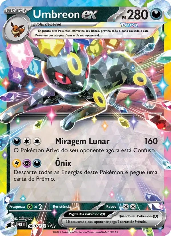 Umbreon ex — Evoluções Prismáticas 060
