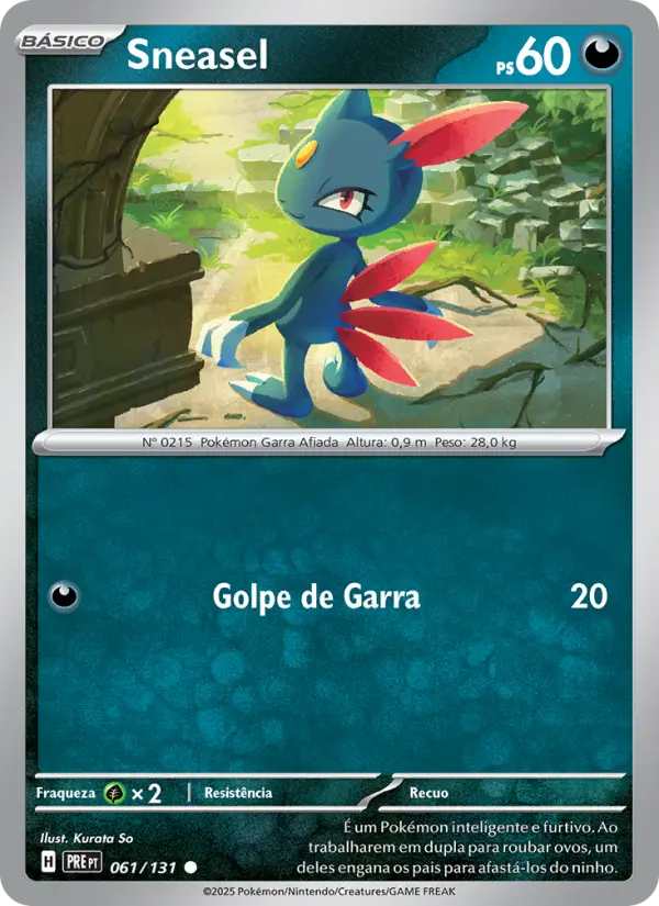 Sneasel — Evoluções Prismáticas 061
