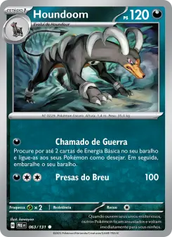 Houndoom — Evoluções Prismáticas 063