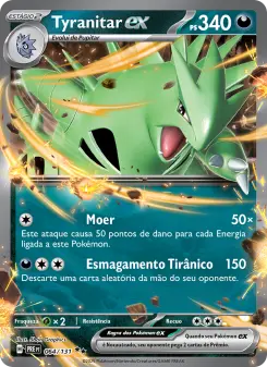 Tyranitar ex — Evoluções Prismáticas 064
