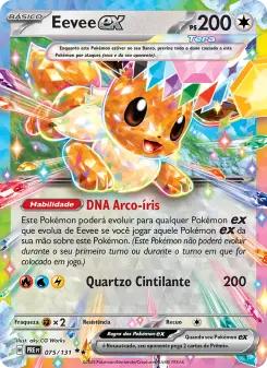 Eevee ex — Evoluções Prismáticas 075