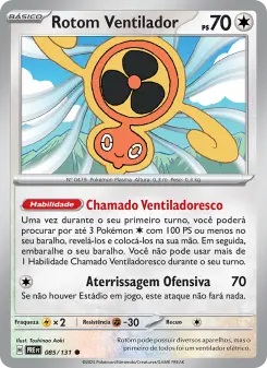 Rotom Ventilador — Evoluções Prismáticas 085