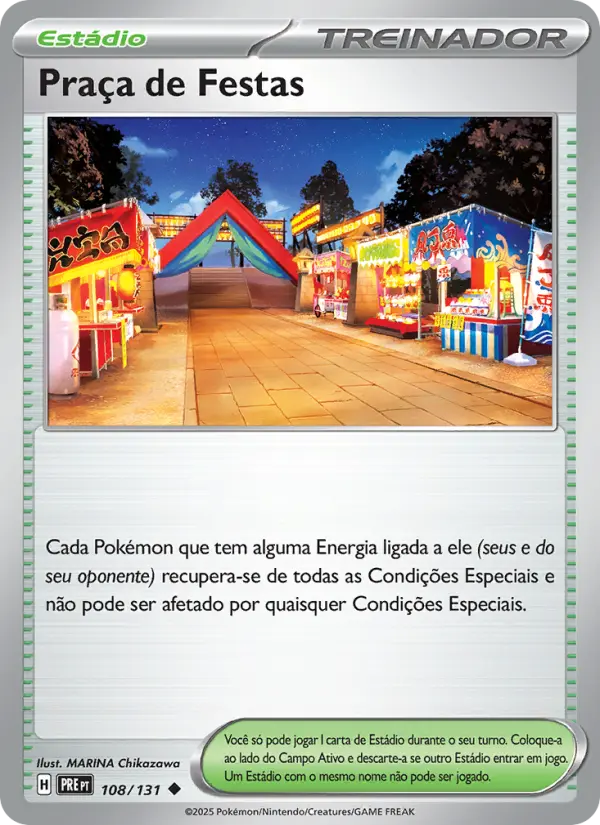 Praça de Festas — Evoluções Prismáticas 108