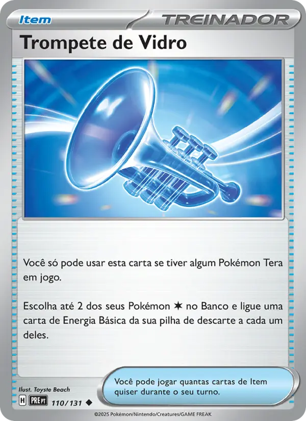 Trompete de Vidro — Evoluções Prismáticas 110