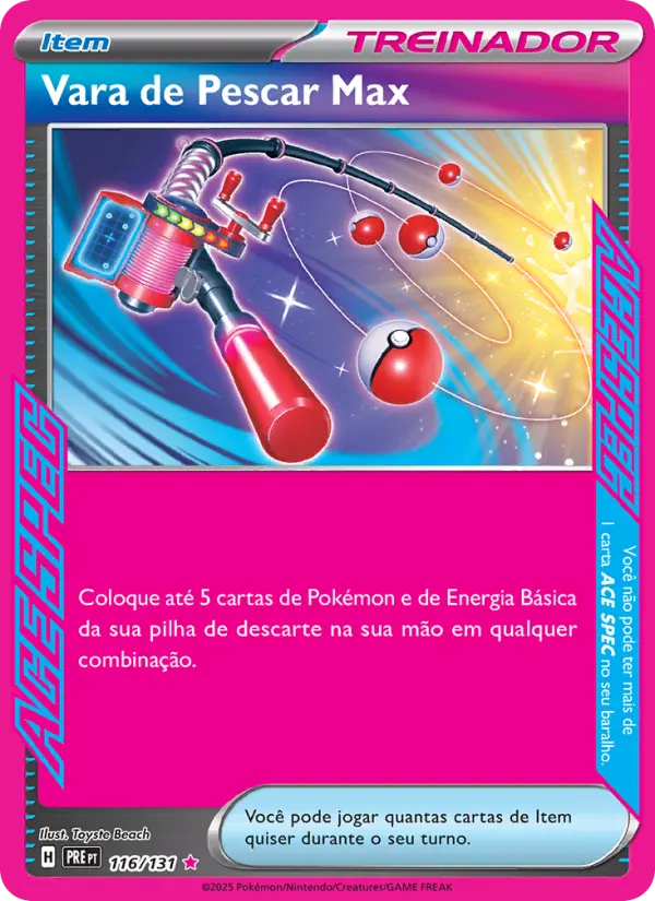 Vara de Pescar Max — Evoluções Prismáticas 116