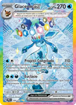 Glaceon ex — Evoluções Prismáticas 150