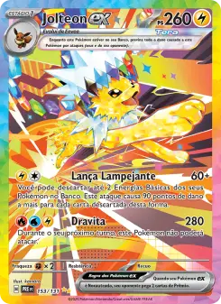 Jolteon ex — Evoluções Prismáticas 153