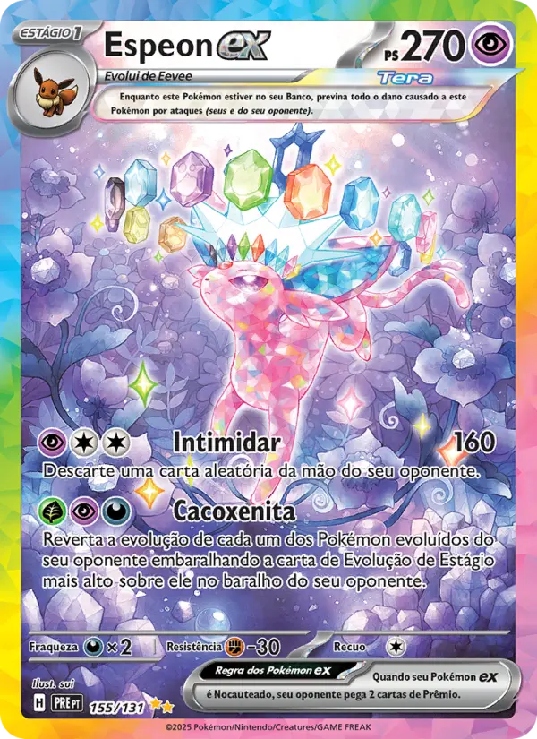 Espeon ex — Evoluções Prismáticas 155