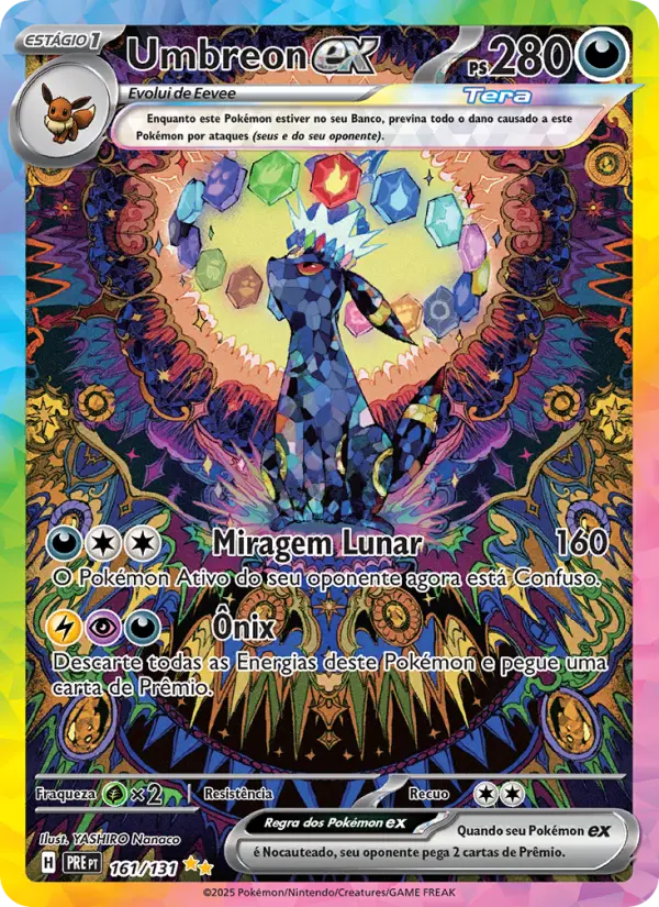 Umbreon ex — Evoluções Prismáticas 161