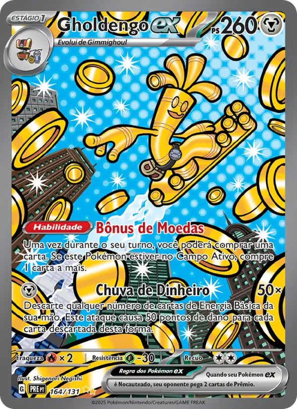 Gholdengo ex — Evoluções Prismáticas 164