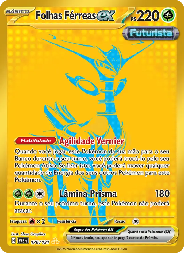 Folhas Férreas ex — Evoluções Prismáticas 176