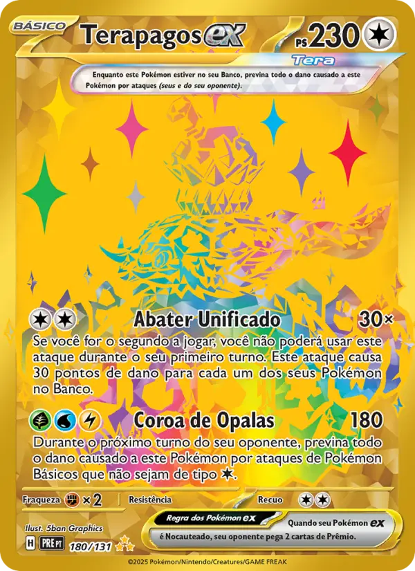 Terapagos ex — Evoluções Prismáticas 180
