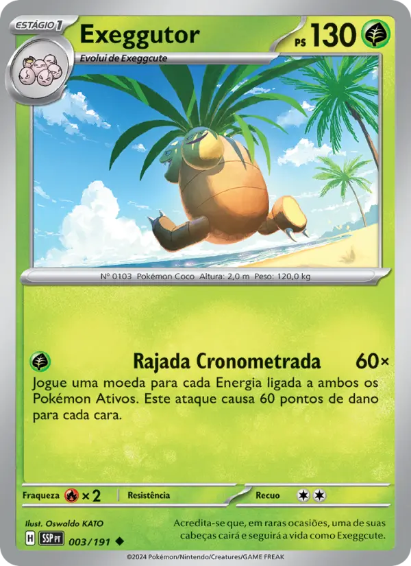 Exeggutor — Fagulhas Impetuosas 003