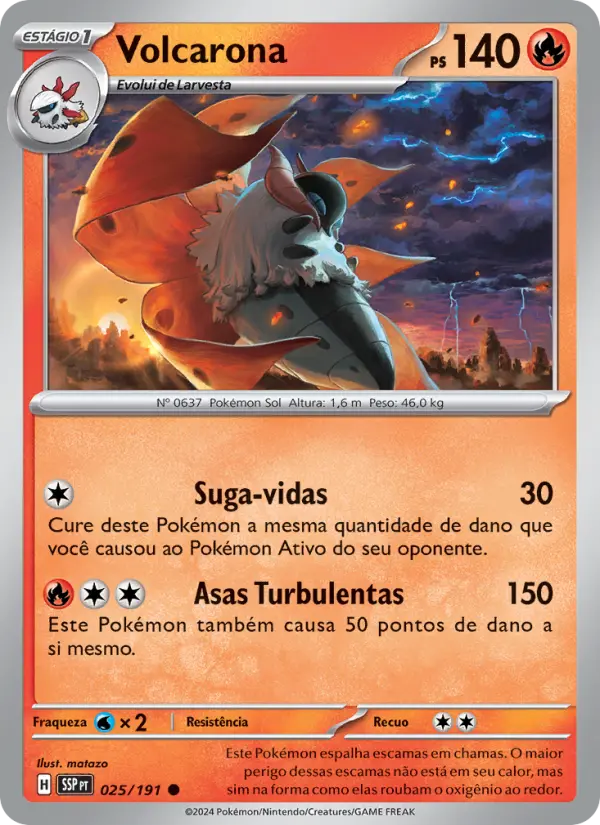 Volcarona — Fagulhas Impetuosas 025