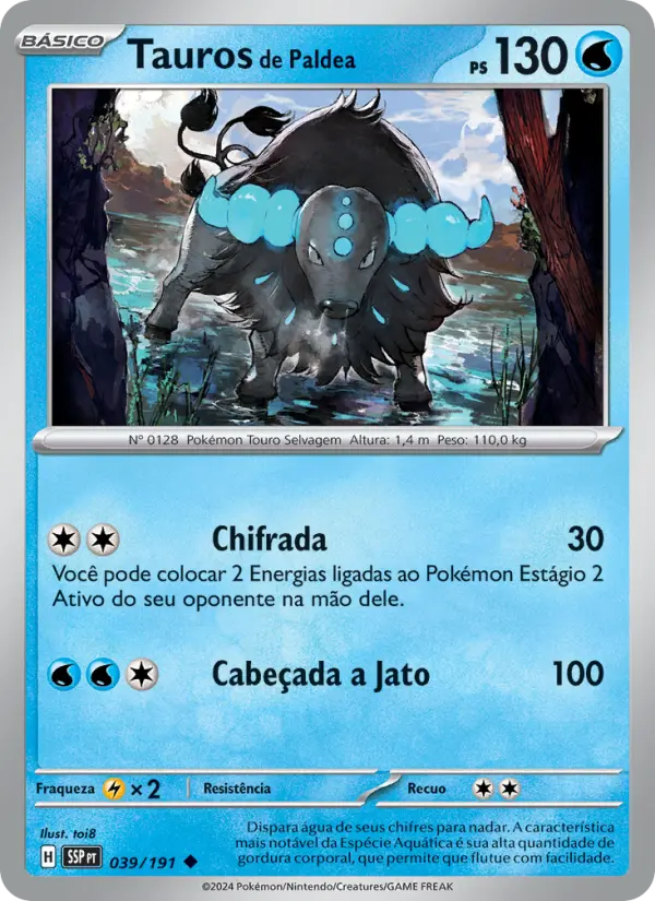 Tauros de Paldea — Fagulhas Impetuosas 039