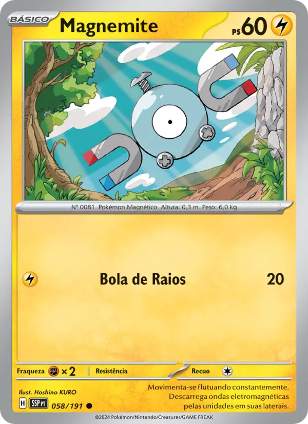 Magnemite — Fagulhas Impetuosas 058