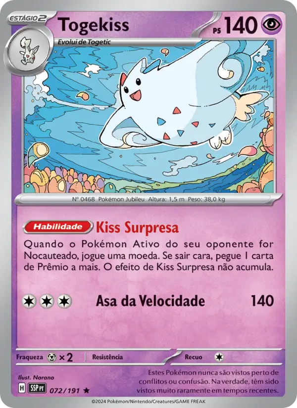 Togekiss — Fagulhas Impetuosas 072