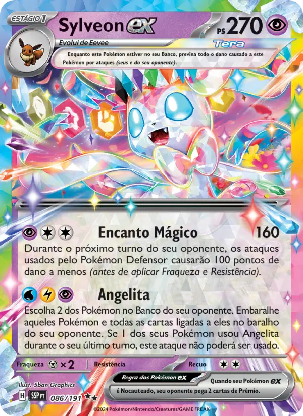 Sylveon ex — Fagulhas Impetuosas 086