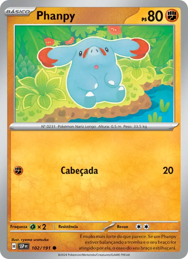 Phanpy — Fagulhas Impetuosas 102