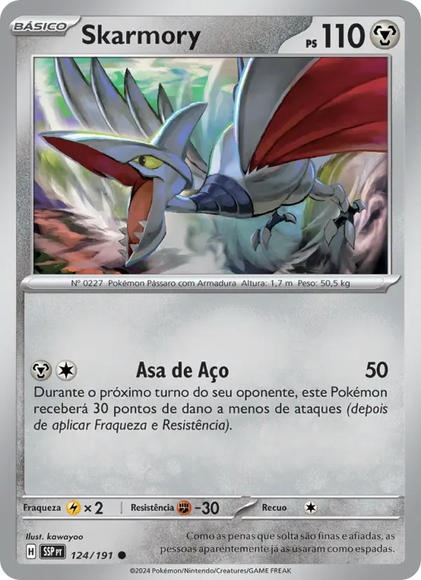 Skarmory — Fagulhas Impetuosas 124