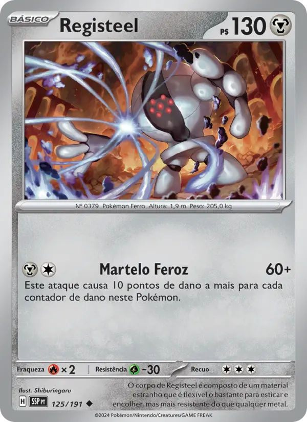 Registeel — Fagulhas Impetuosas 125
