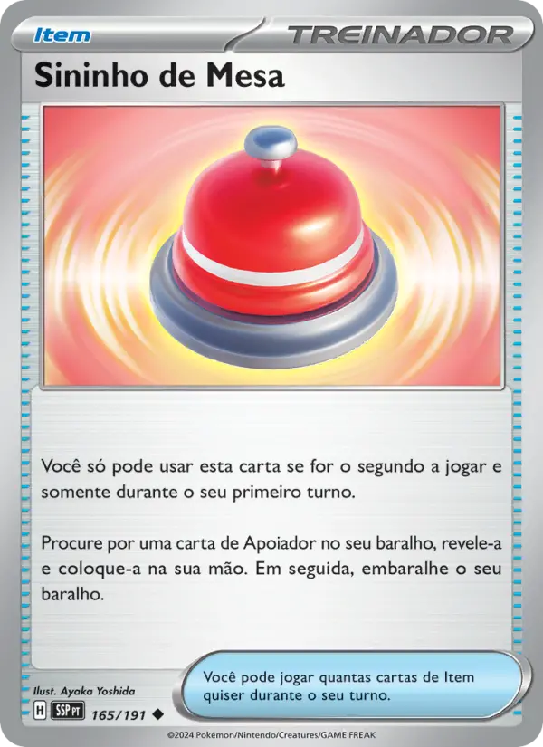 Sininho de Mesa — Fagulhas Impetuosas 165