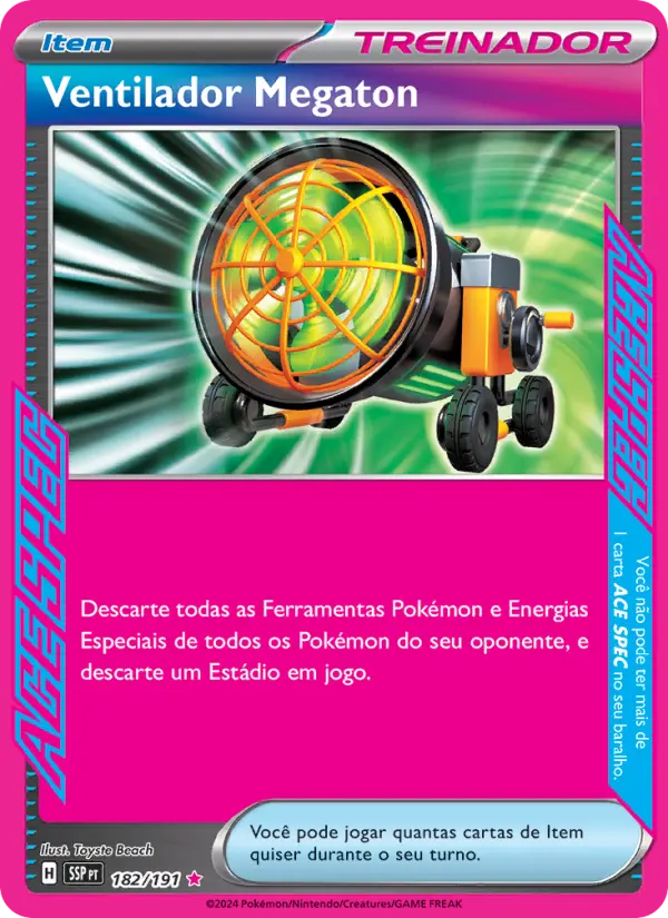 Ventilador Megaton — Fagulhas Impetuosas 182
