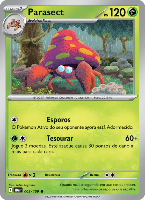 Parasect — Amigos de Jornada 005