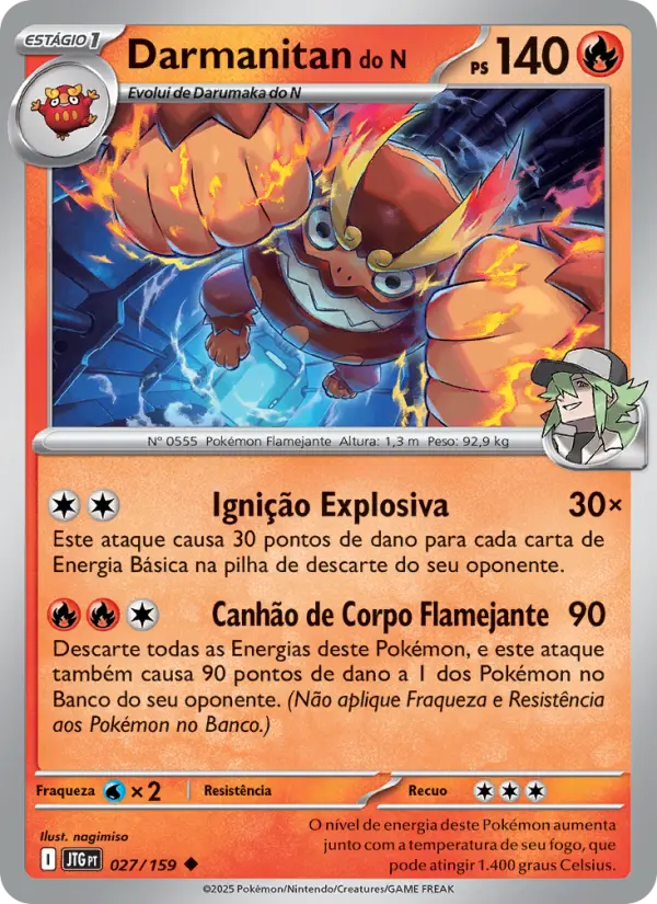 Darmanitan do N — Amigos de Jornada 027