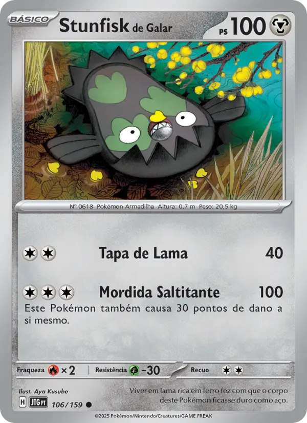 Stunfisk de Galar — Amigos de Jornada 106