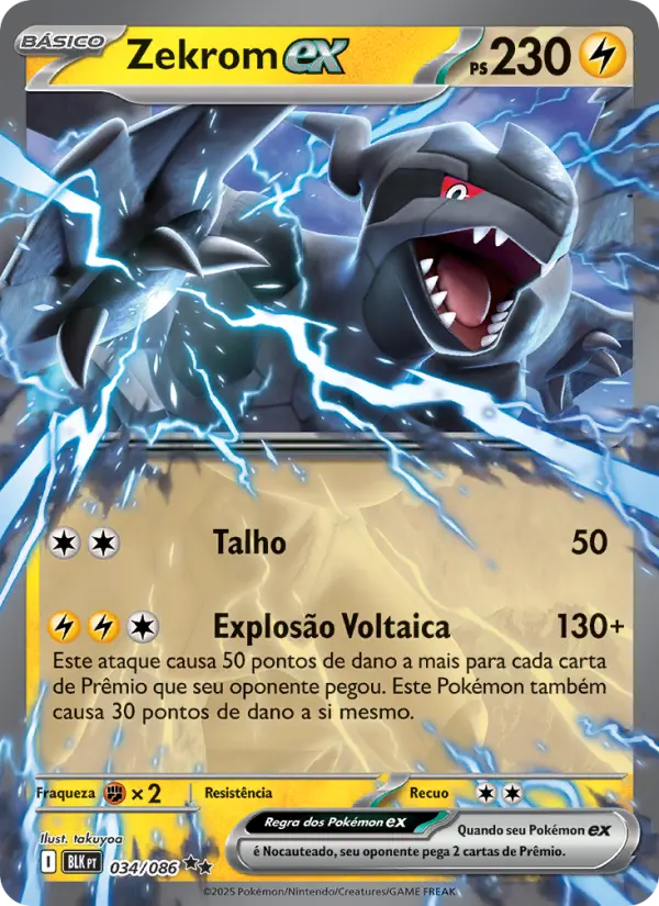 Zekrom ex — Raio Preto 034