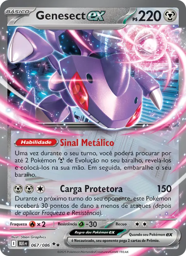 Genesect ex — Raio Preto 067
