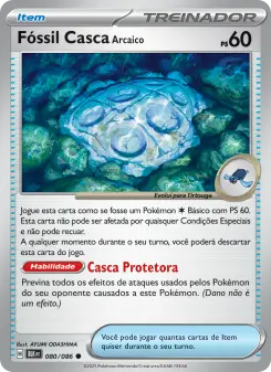 Fóssil Casca Arcaico — Raio Preto 080