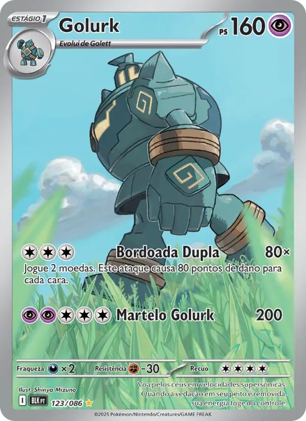 Golurk — Raio Preto 123