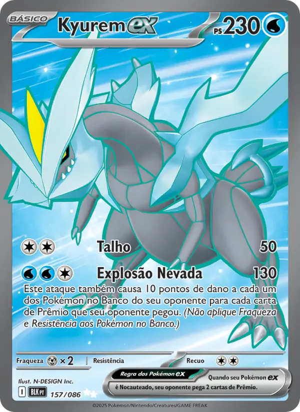 Kyurem ex — Raio Preto 157