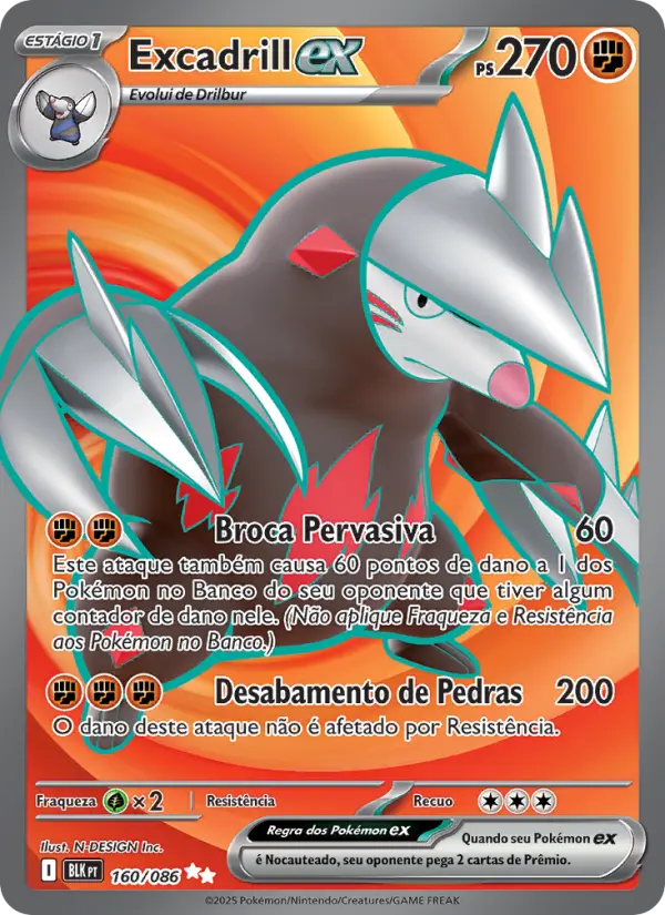 Excadrill ex — Raio Preto 160