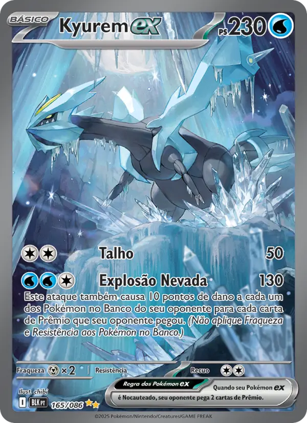Kyurem ex — Raio Preto 165