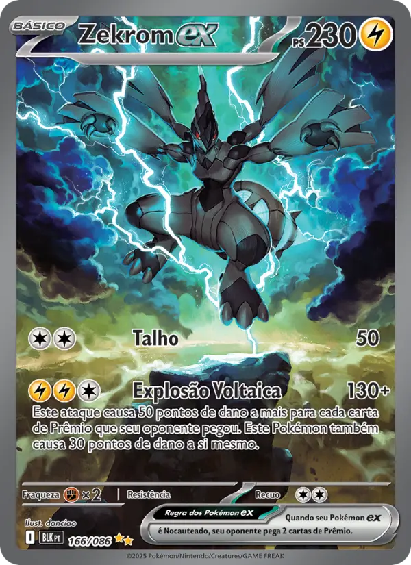 Zekrom ex — Raio Preto 166