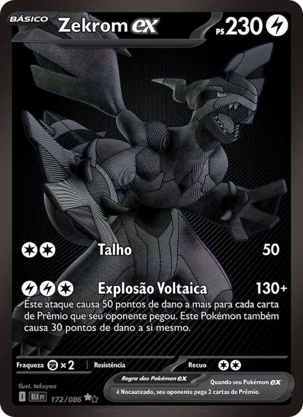 Zekrom ex — Raio Preto 172