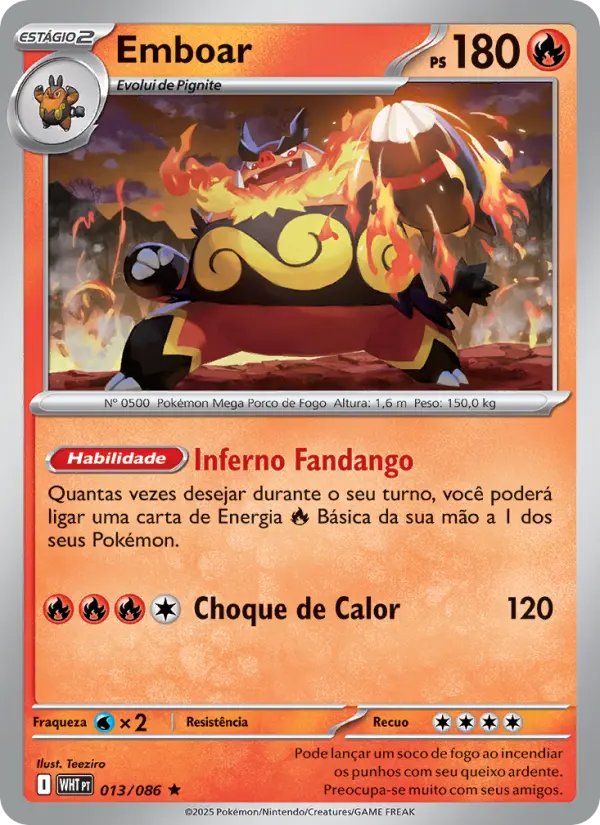 Emboar — Fogo Branco 013