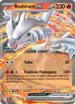 Reshiram ex — Fogo Branco 020