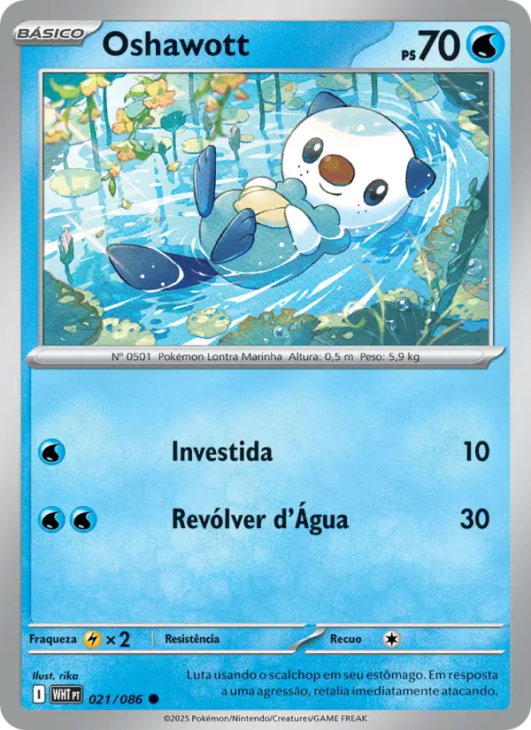 Oshawott — Fogo Branco 021