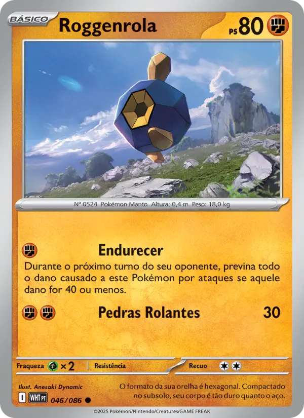 Roggenrola — Fogo Branco 046