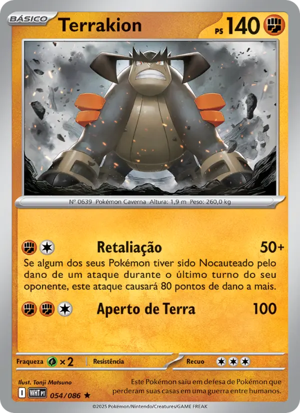 Terrakion — Fogo Branco 054