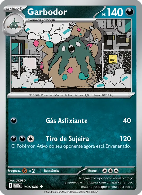 Garbodor — Fogo Branco 060